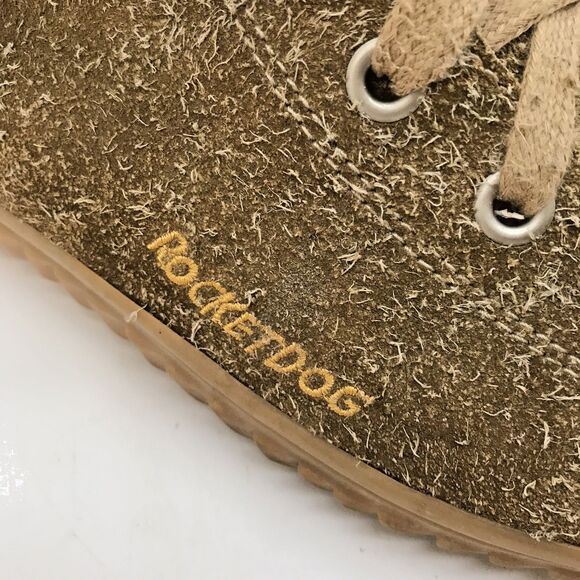 Rocket Dog Rough Suede Chukka Boot Women's 10M Tan Lace Up Gum Sole Ankle Bootie - Picture 11 of 12